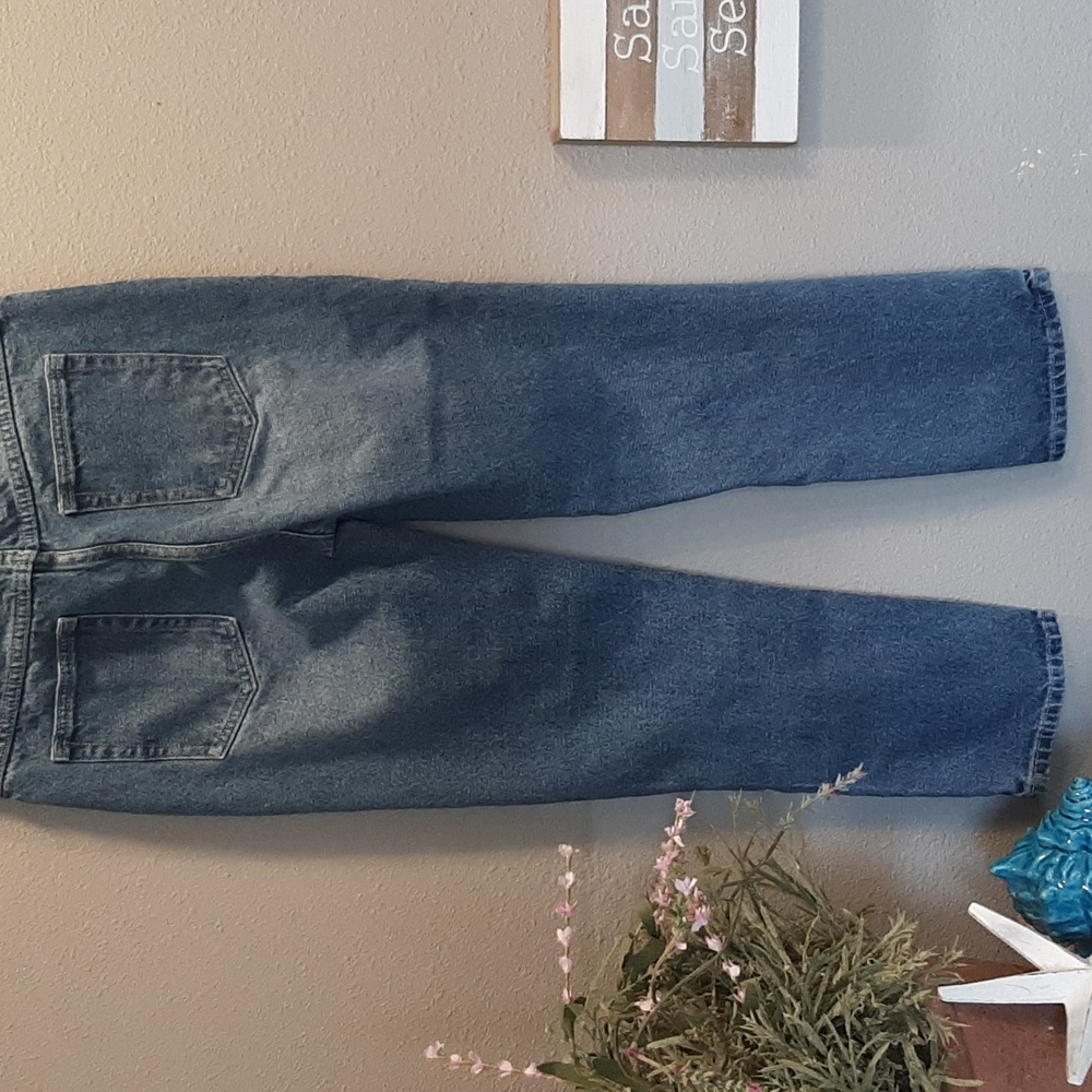 RVCA Hight Waisted Crop Jeans Size 27 - Picture 2 of 12